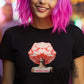 Pop Culture Atomic Doll Barbenheimer-inspired t-shirt (fashion doll & nuclear explosion)