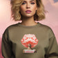 Pop Culture Atomic Doll Barbenheimer-inspired Sweatshirt (fashion doll & nuclear explosion)