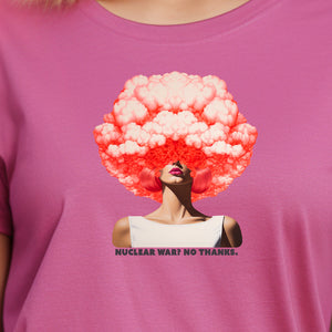 Nuclear War? No Thanks! Fashion Doll & Nuclear Explosion Barbenheimer t-shirt