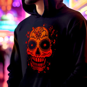 Day of the Dead Halloween Unisex Hooded Sweatshirt Athletic Set