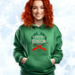 Christmas in Boston - Vintage Holiday Wreath Unisex Hoodie