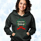 Christmas in Dublin - Vintage Holiday Wreath Unisex Hoodie