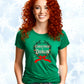 Christmas in Dublin - Vintage Holiday Wreath Unisex Jersey Tee