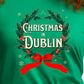 Christmas in Dublin - Vintage Holiday Wreath Unisex Jersey Tee