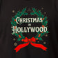 Christmas in Hollywood - Vintage Holiday Wreath Unisex Jersey Tee