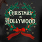 Christmas in Hollywood - Vintage Holiday Wreath Unisex Crewneck Sweatshirt