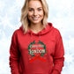 Christmas in London - Vintage Holiday Wreath Unisex Hoodie