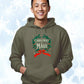 Christmas in Miami - Vintage Holiday Wreath Unisex Hoodie