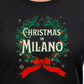 Christmas in Milano - Vintage Holiday Wreath Unisex Jersey Tee