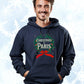 Christmas in Paris - Vintage Holiday Wreath Unisex Hoodie