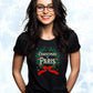 Christmas in Paris - Vintage Holiday Wreath Unisex Jersey Tee