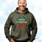 Christmas in Yellowstone - Vintage Holiday Wreath Unisex Hoodie