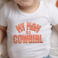 My Mom is a Cowgirl - Western Cowboy-Themed Baby Gerber Onesie