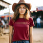 Cowgirl Sexy Western Gold Saloon Women's Slim Fit t-shirt