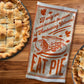 Save the World with our Thanksgiving Calories EAT PIE! Tea Towel