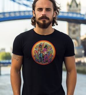 1960s Psychedelic Brit Pop Rock Homage tshirt