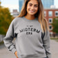 In My MIDTERM Era Sweatshirt - College University Crew/Swim-Style Pop Music Icon Homage Graphic