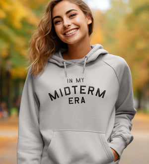 In My MIDTERM Era Hoodie - College University Crew/Swim-Style Pop Music Icon Homage Graphic