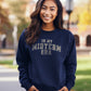 In My MIDTERM Era Dark Colored Sweatshirt - College University Athletic-Style Pop Music Icon Homage Graphic