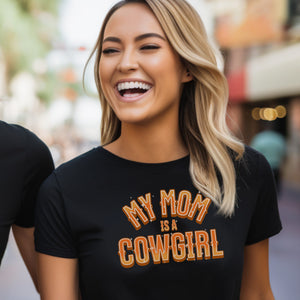 My Mom is a Cowgirl, Western Sexy Women's Slim Fit t-shirt