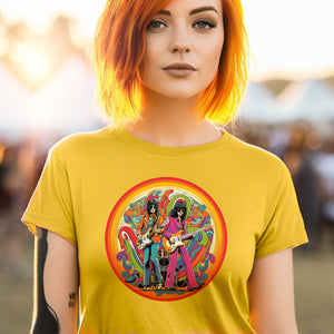 1960s Psychedelic Rock Homage tshirt