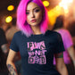 Pink is Not Dead Retro Punk Music Goth Fashion Doll t-shirt