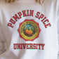 Pumpkin Spice University - Department of Everything Nice – Thanksgiving Holiday Wear! Women's Long Sleeve Top and Flannel Pants Set