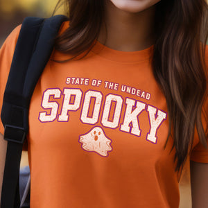 State of the Undead SPOOKY funny University Halloween-Themed College Women's t-shirt